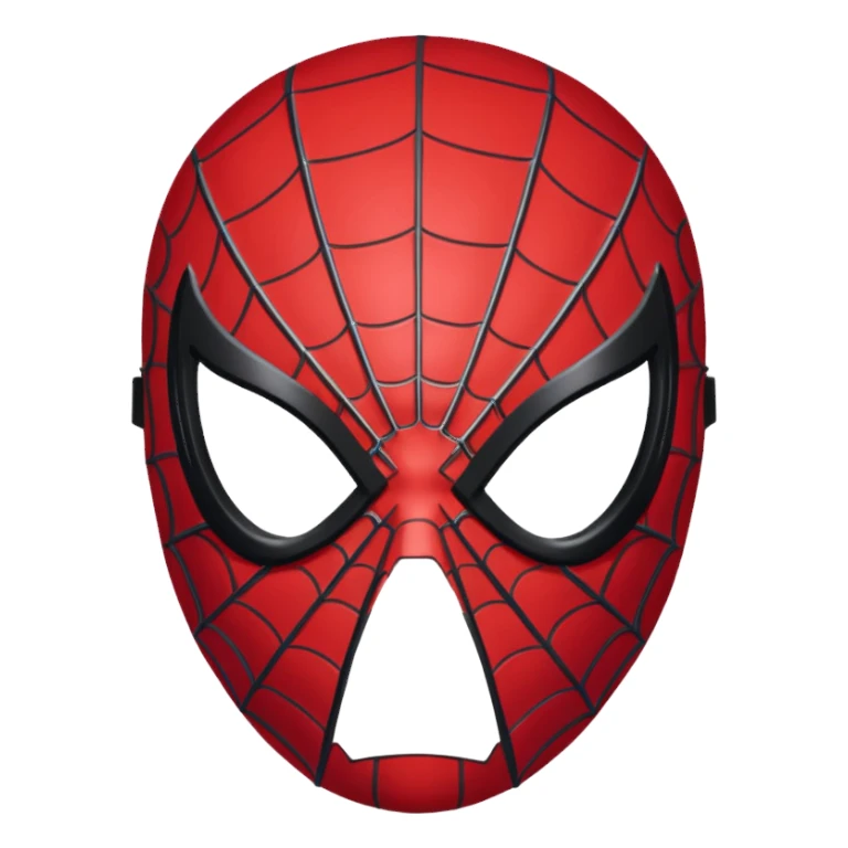 Spiderman mask sticker