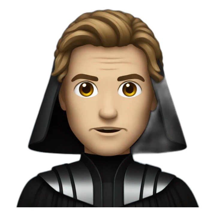 dark vador with anakin sticker