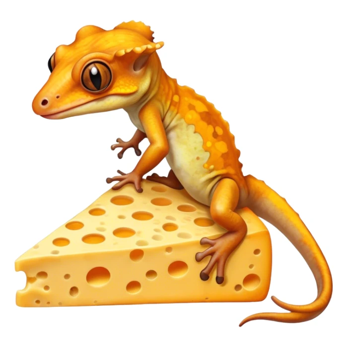crested gecko moldy cheese sticker