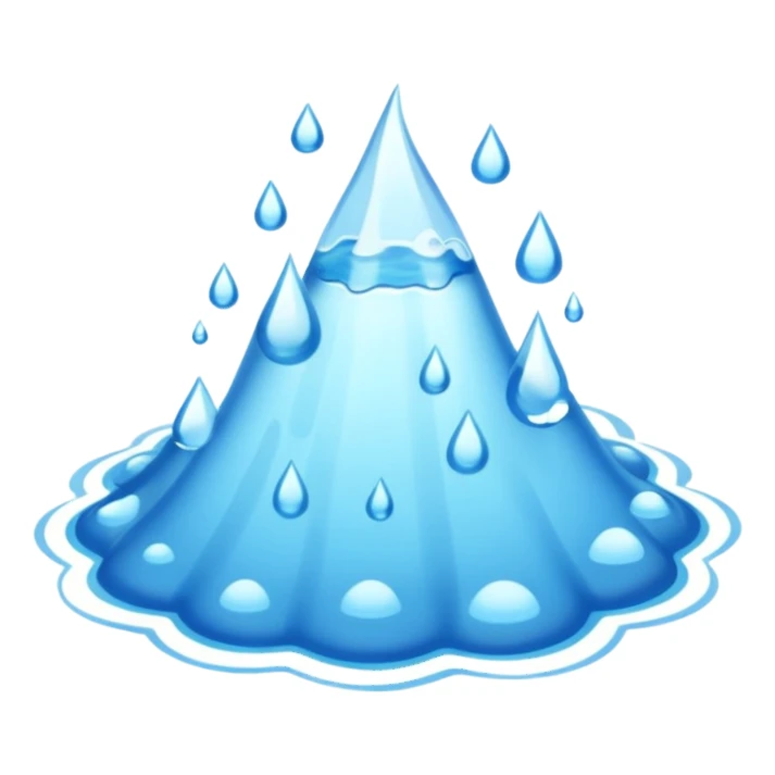 spiled water on the ground sticker