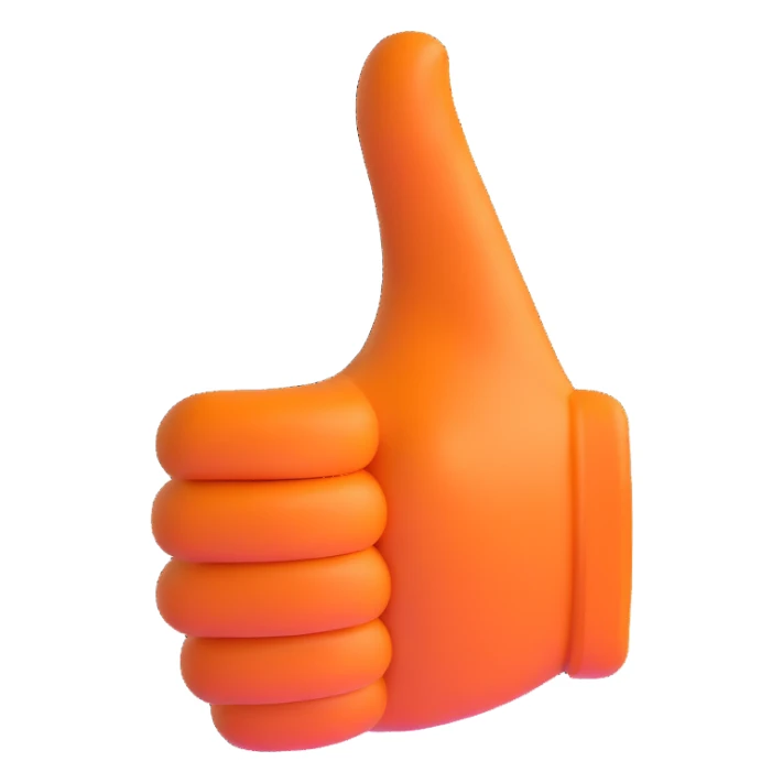 thumbs up sticker