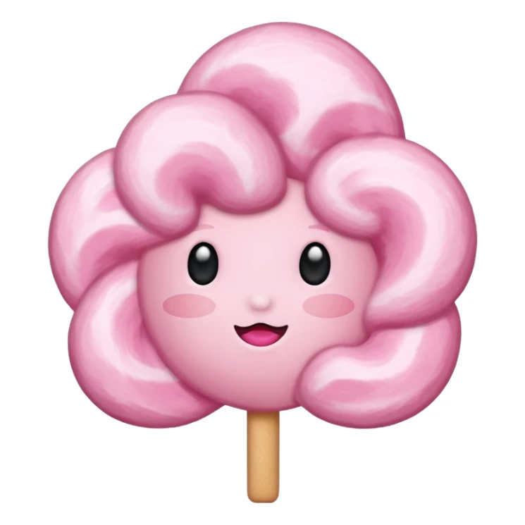 Cotton candy sticker