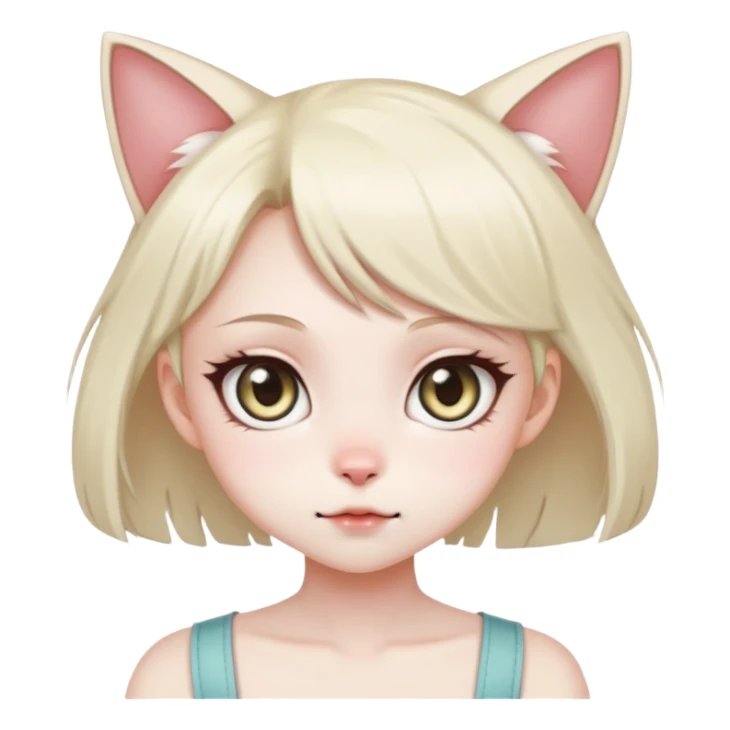 anime cat-girl sticker