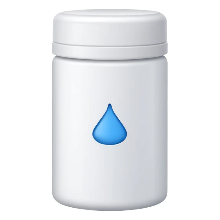 powder bottle sticker