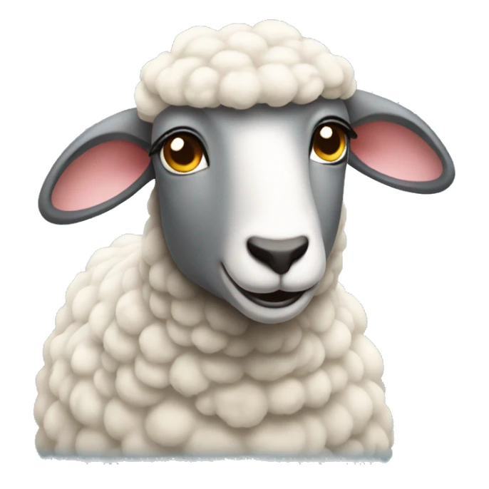 Female sheep sticker