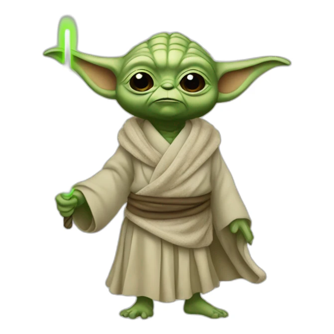 Yoda avec un tutu sticker