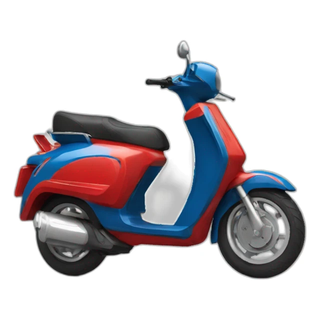 Spiderman sur scooter sticker