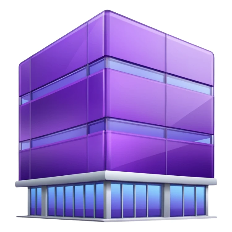make a prple builidn gcommecial building sticker