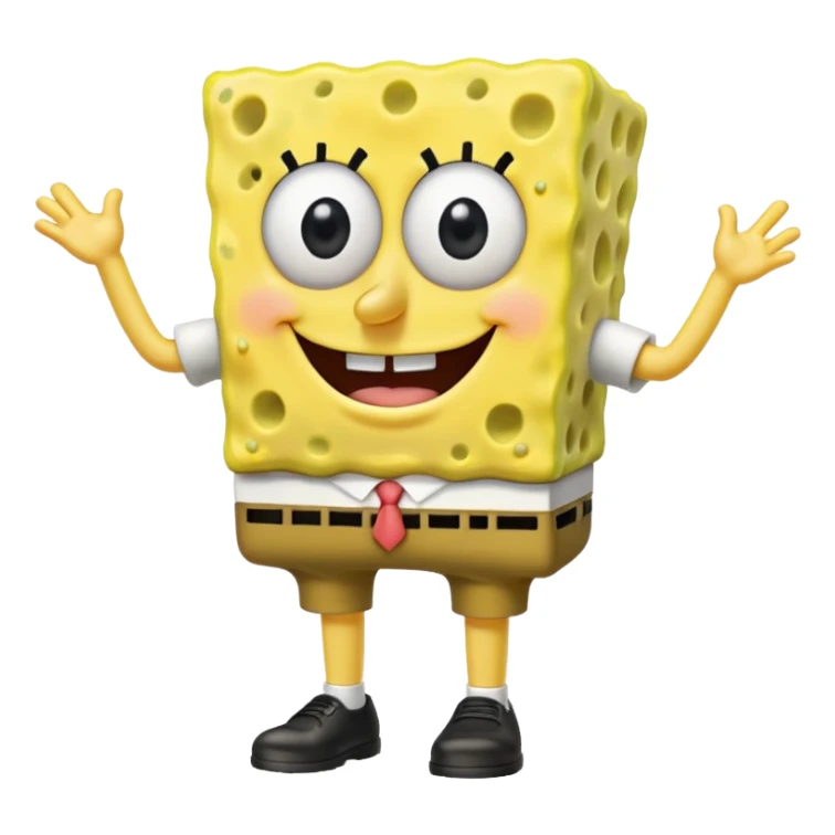 sponge bob squarepants whole body sticker