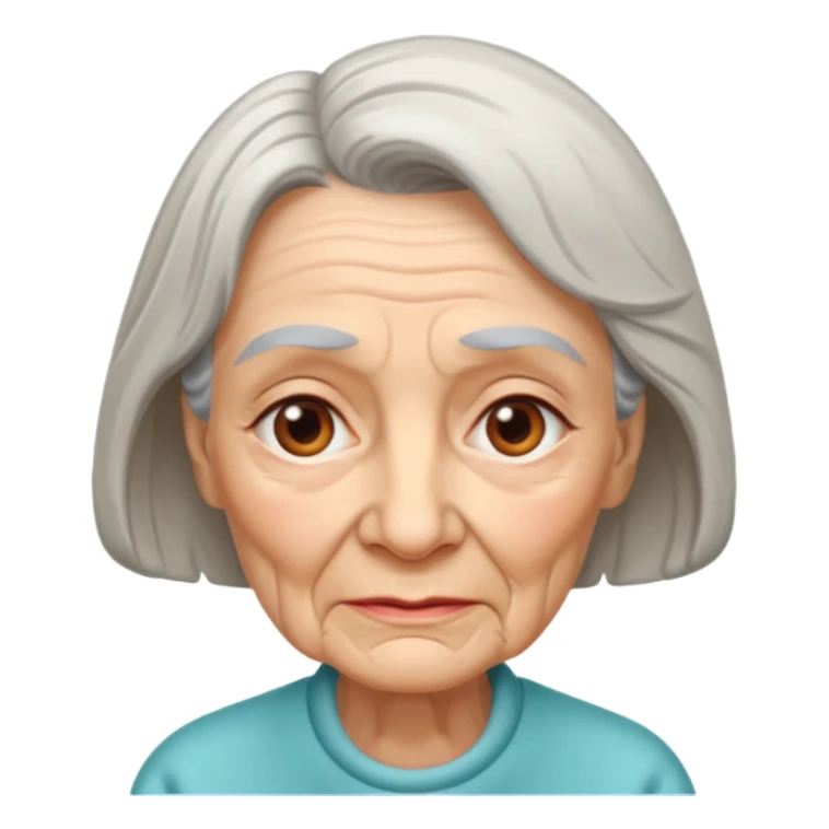 mujer adulta mayor sticker