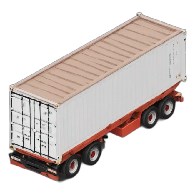 container truck sticker