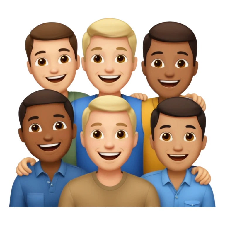 group of men sticker