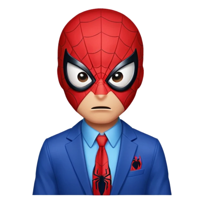 spider man en colère  sticker