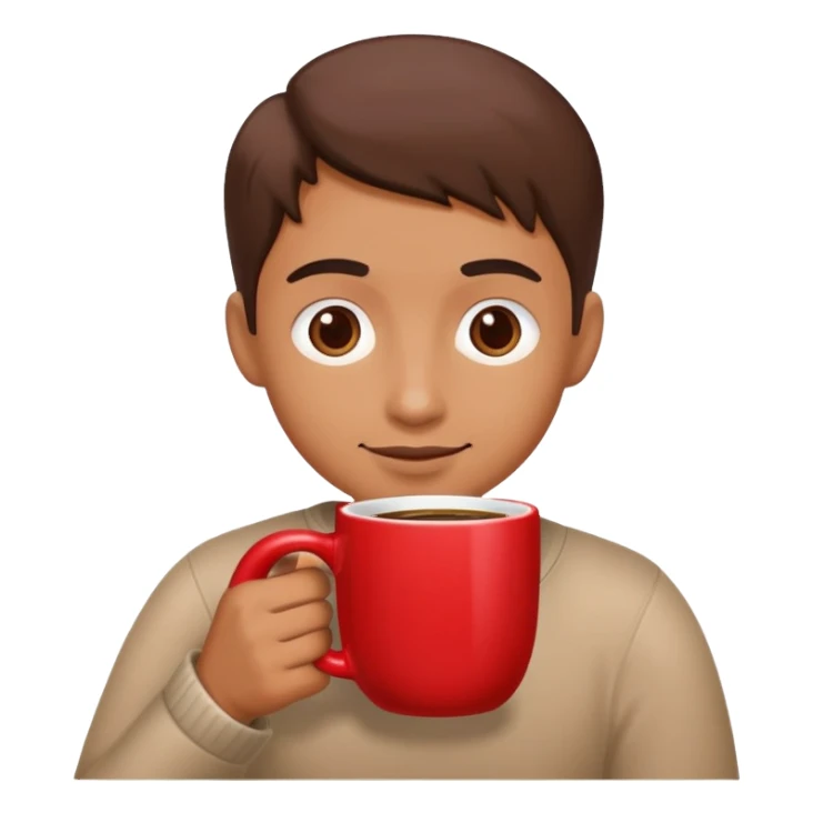 hugred drink coffee sticker