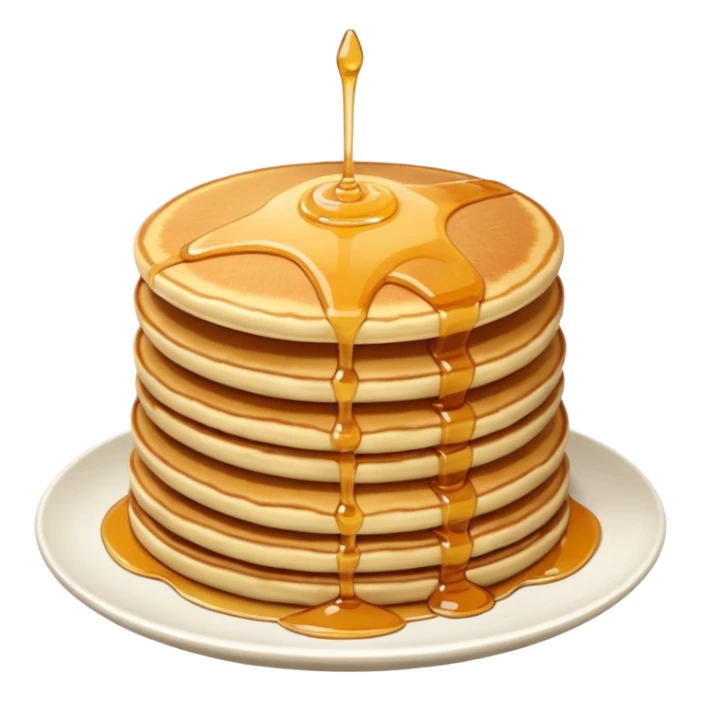 tower of pancakes in a stack sticker