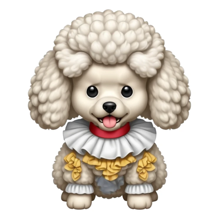 caniche enojado sticker