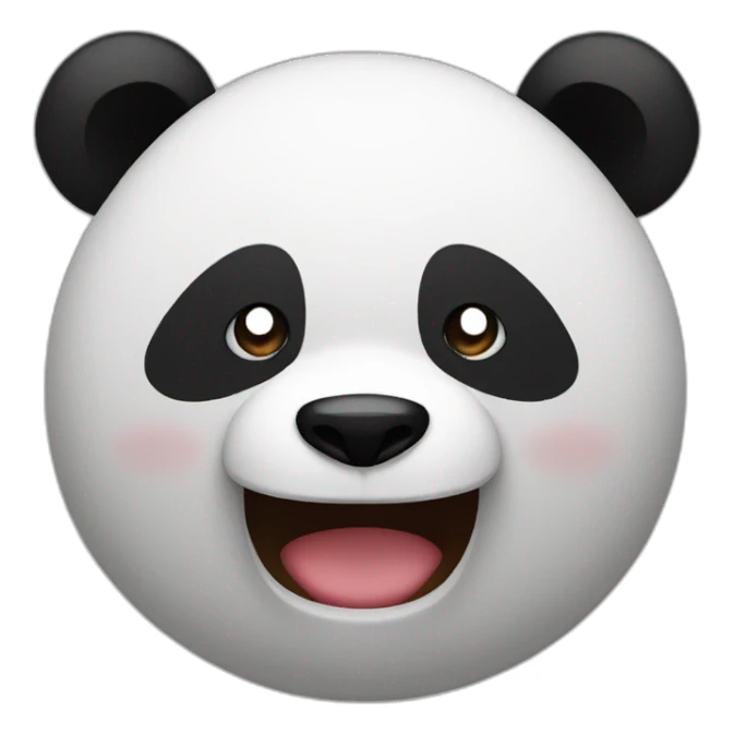 Burst into tear panda sticker