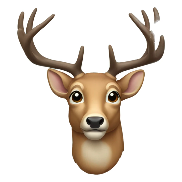 deer head sticker