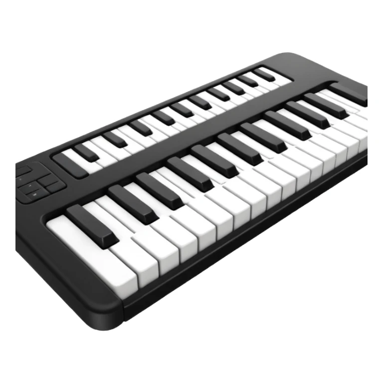 Teclado música básico sticker