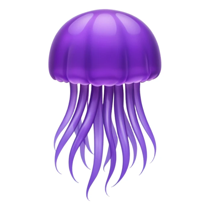 jellyfish grape sticker