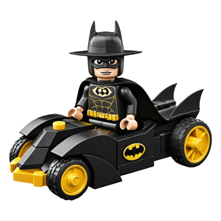 Lego Zorro Batman driver  sticker