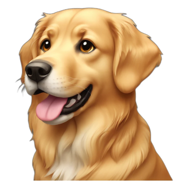 Retriever dog sticker
