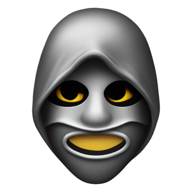 masked bandit drooling sticker