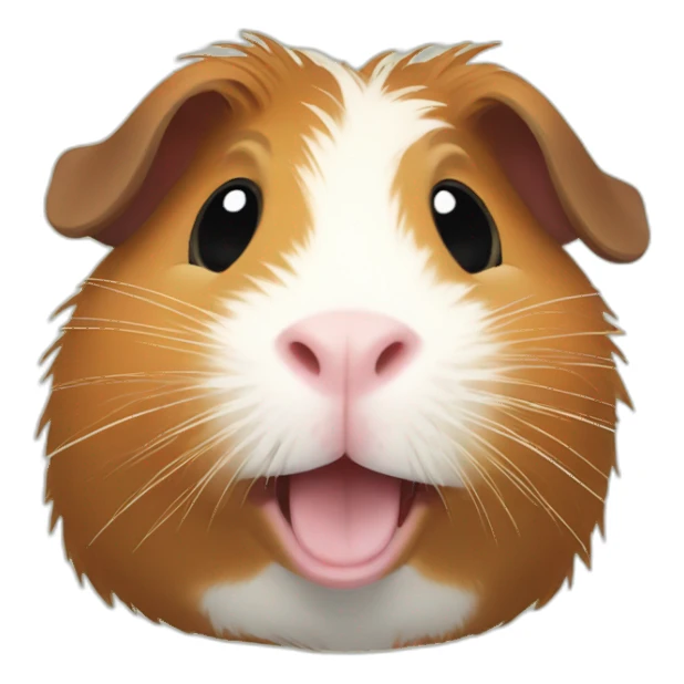 laughing guinea pig sticker