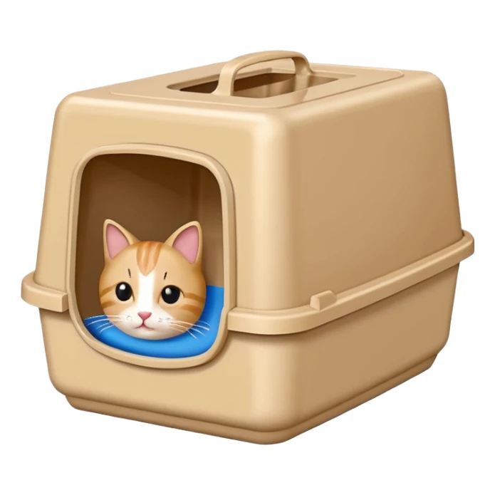 cat litter box sticker