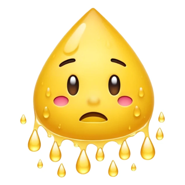 yellow emoji character exhausted sticker