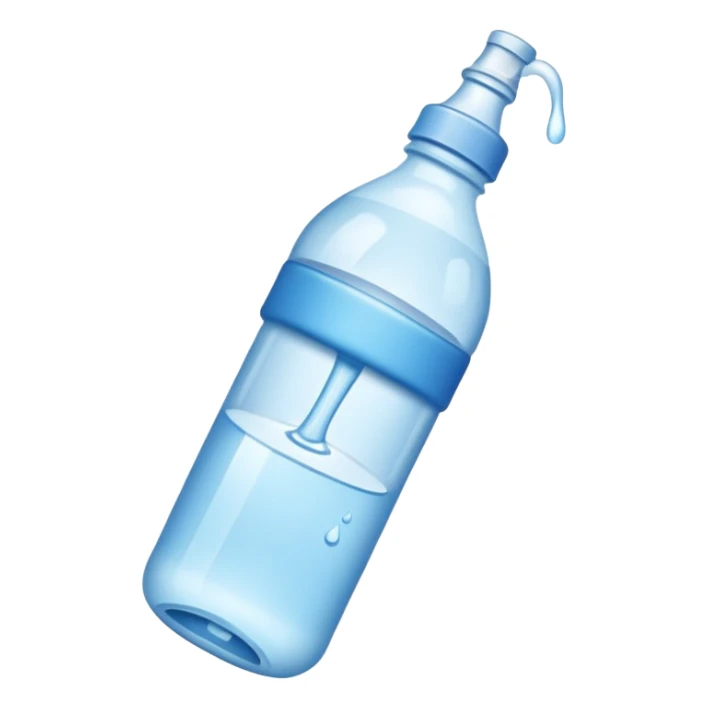 bottle of water upside down sticker