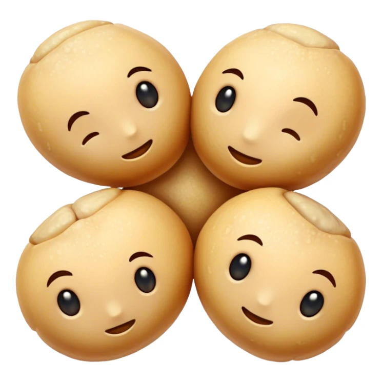 three garbanzo beans sticker