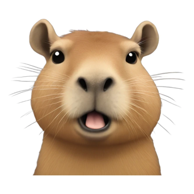 smoking capybara  sticker