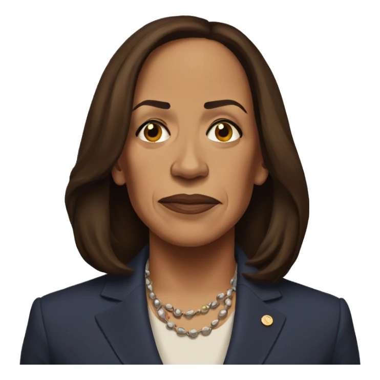 Kamala Harris looking sad sticker