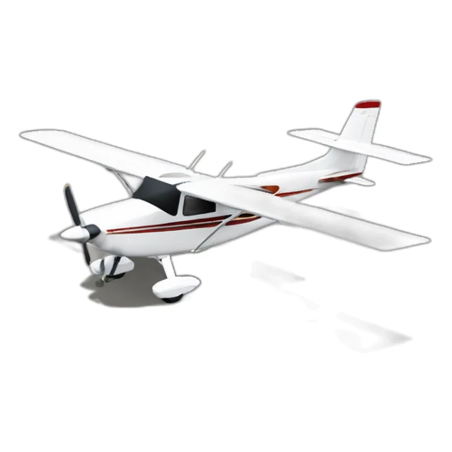 cessna 172 with wheels sticker