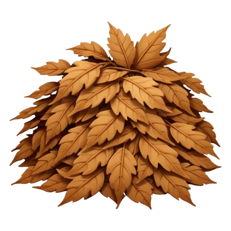 brown leaves sticker