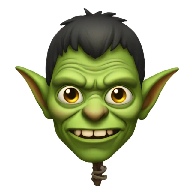 Goblin with hunch back sticker