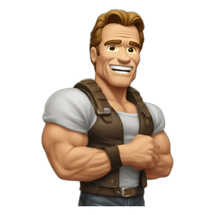 Arnold Schwarzenegger oktober fest sticker