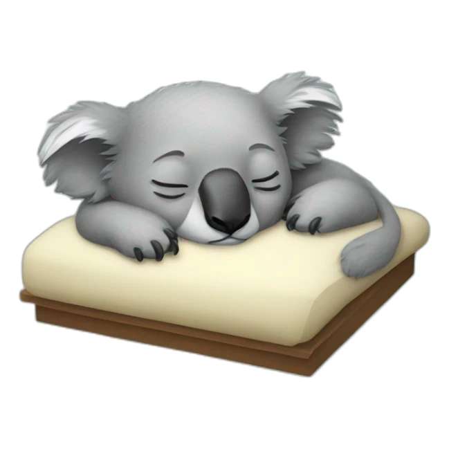 Koala sleeping sticker