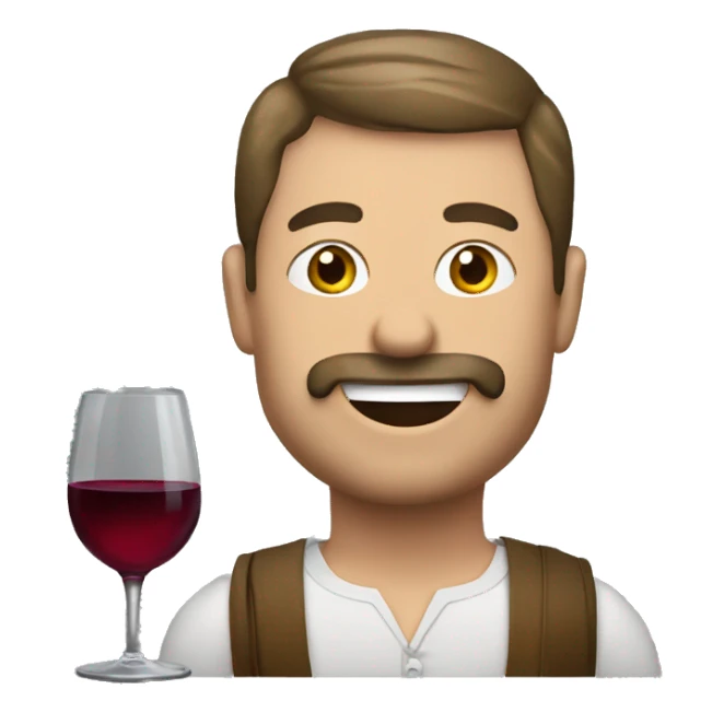 Serbia with wine sticker