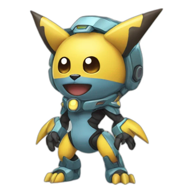 cyber pokemon full body sticker