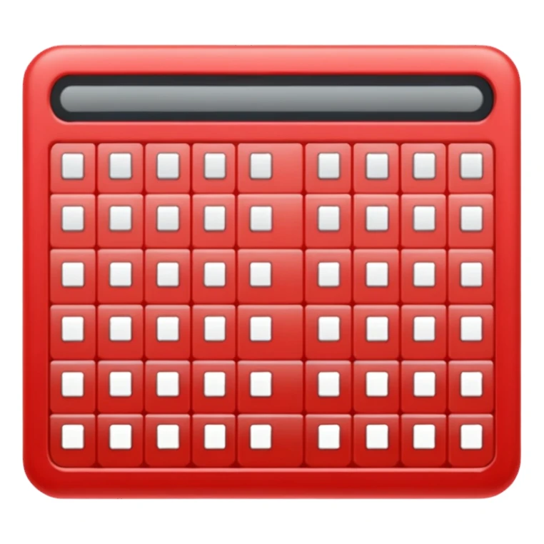 Planilha vermelha sticker