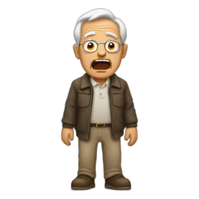 old man yells at google sticker