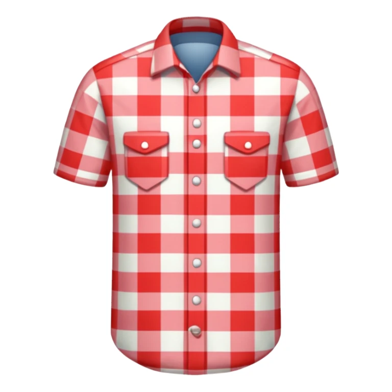 gingham shirt man sticker