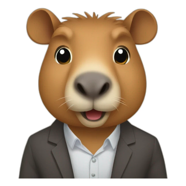capybara teacher sticker