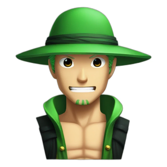 Zoro one piece sticker