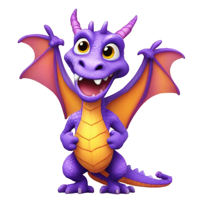 Figment the dragon from Disney world  sticker