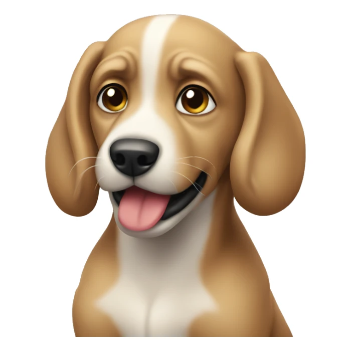 Perro sorteando  sticker