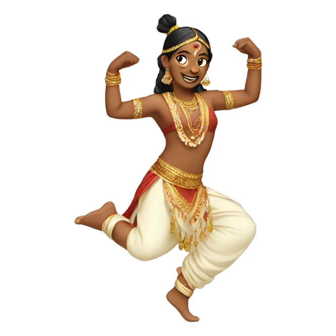 Indian dance sticker