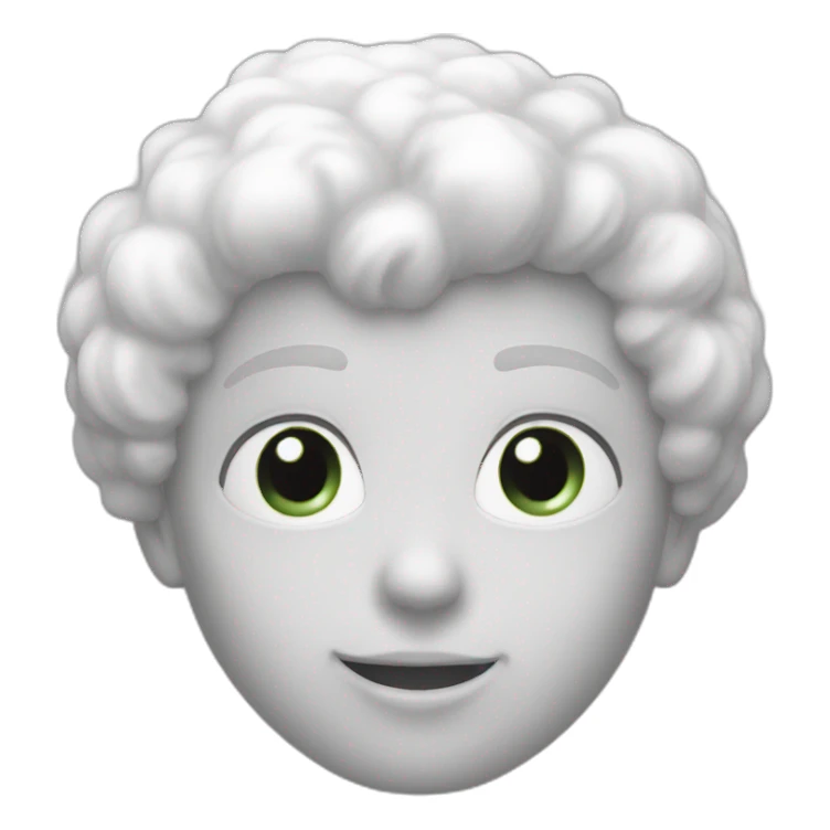 Coeur couleur blanc sticker